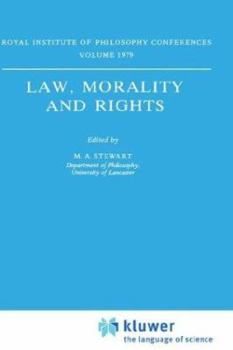 Hardcover Law, Morality and Rights Book