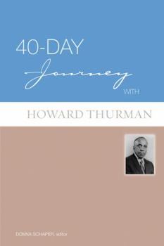 Paperback 40-Day Journey with Howard Thurman Book