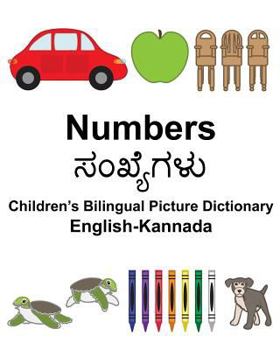 Paperback English-Kannada Numbers Children's Bilingual Picture Dictionary Book
