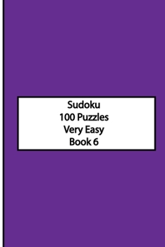 Paperback Sudoku-Very Easy-Book 6 Book