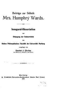 Paperback Beiträge zur Stilistik Mrs. Humphry Ward [German] Book