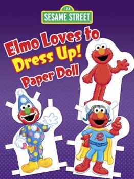 Paperback Elmo Loves to Dress Up! Paper Doll Book