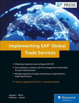 Hardcover Implementing SAP Global Trade Services Book