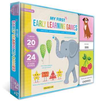 Hardcover My Early Learning Box: Vocabulary, First Concepts, Logic, Emotions [With Cards] Book