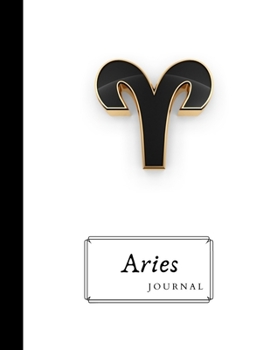 Aries Zodiac Bullet Journal White : Positive, Zodiac Diary Journal with Dots Composition Notebook Inspirational (110 Pages, 8. 5x11, Dots)