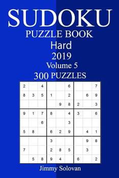 Paperback 300 Hard Sudoku Puzzle Book 2019 Book