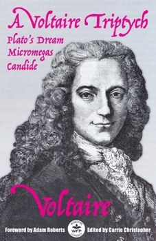 Paperback A Voltaire Triptych: Annotated Version with Foreword by Adam Roberts Book