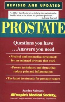 Paperback Prostate: Questions You Have-- Answers You Need Book