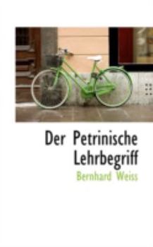 Hardcover Der Petrinische Lehrbegriff Book