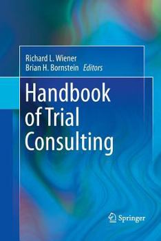 Paperback Handbook of Trial Consulting Book