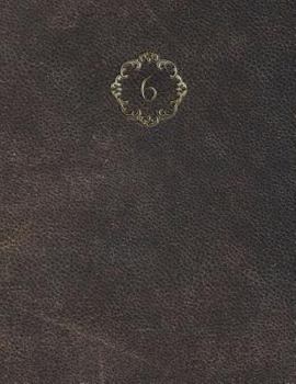 Paperback Monogram "6" Grid Sketchbook Book