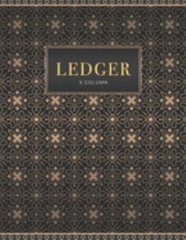 Paperback ledger 5 Column: Accounting Ledger Expenses Debits Record-Keeping Home Office School help you keep track of finances Book