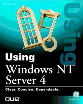 Paperback Using Windows NT Server 4 Book