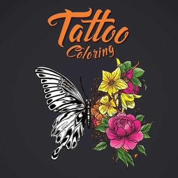 Paperback Tattoo Coloring: Adult Coloring Book