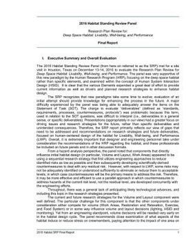 Paperback 2016 Habitat Standing Review Panel: Research Plan Review for Deep Space Habitat, Livability, Well-Being, and Performance Book