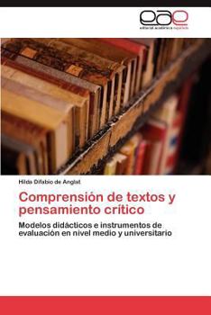 Paperback Comprension de Textos y Pensamiento Critico [Spanish] Book