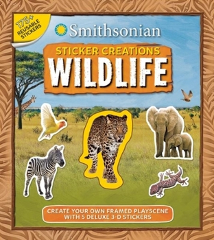 Hardcover Smithsonian Sticker Creations: Wildlife Book