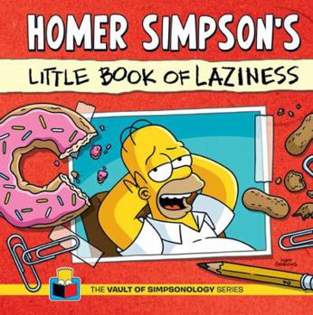 Hardcover Homer Simpson's Little Book of Laziness Book