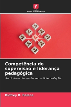 Paperback Competência de supervisão e liderança pedagógica [Portuguese] Book