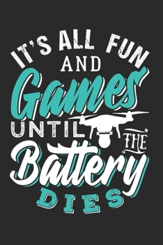DRONE: Drone Notebook the perfect gift idea for drones or quadrocopter fans. The paperback has 120 white pages with dot matrix that support you in writing or sketching.
