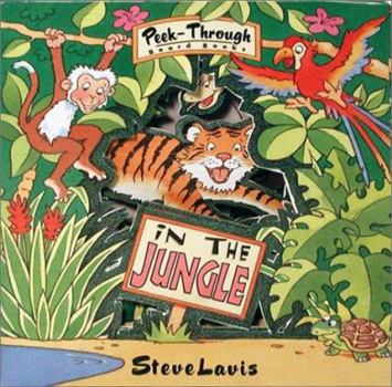 Hardcover In the Jungle: Peek-Through Board Books Book