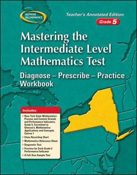 Paperback Mastering the New York Intermediate Level Mathematics Test: Diagnose--Prescribe--Practice Workbook, Grade 5 Book