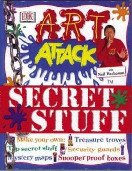 Hardcover Funfax 'Art Attack' Secret Stuff Book