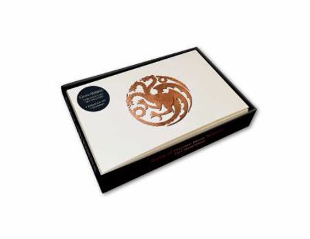 Paperback Game of Thrones: House Targaryen Foil Note Cards (Set of 10) Book