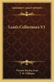 Paperback Lean's Collectanea V1 Book