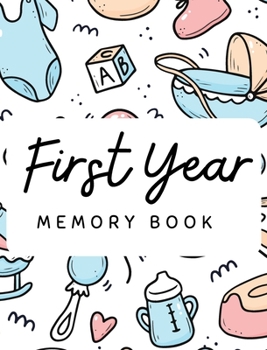 Hardcover Baby's 1st Year Memory Book