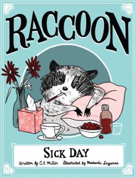 Hardcover Raccoon Sick Day Book