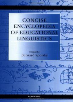 Hardcover Concise Encyclopedia of Educational Linguistics Book