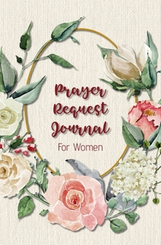 Paperback Prayer Request Journal for Women Book