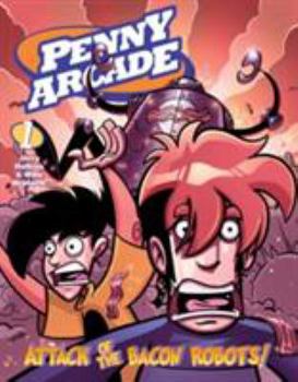 Paperback Penny Arcade Volume 1: Attack of the Bacon Robots! Book