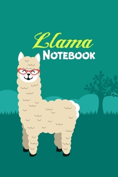 Paperback Llama Notebook: Alpaca llama Cactus Sketchbook, Journal and Notebook Gift for Girls and boys, Blank and Lined Journal for a Funny Birt Book