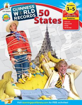 Paperback Guinness World Records® 50 States, Grades 3 - 5 Book