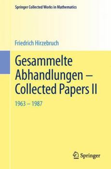 Paperback Gesammelte Abhandlungen - Collected Papers II: 1963 - 1987 [German] Book