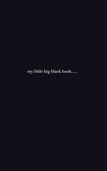 Paperback My little big black book: My little big black book