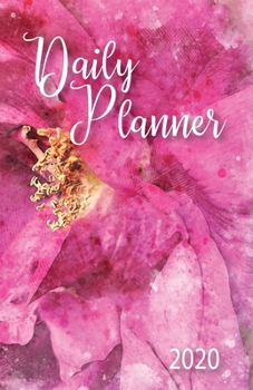 2020 Daily Planner: Watercolor Rose Daily Planner
