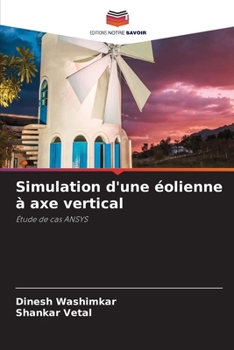 Paperback Simulation d'une éolienne à axe vertical [French] Book