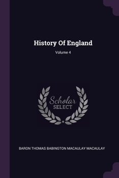 Paperback History Of England; Volume 4 Book