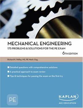 Paperback Mechanical Engineering 175 Problems & Solutions for the PE Exam Book