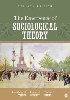 Paperback The Emergence of Sociological Theory Book