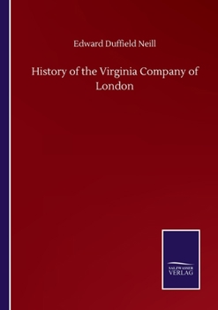 Paperback History of the Virginia Company of London Book