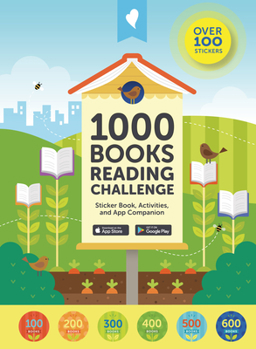 Spiral-bound 1000 Books Reading Challenge Book