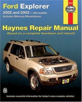 Paperback Ford Explorer 2002 and 2003: Includes Mercury Mountaineer Book