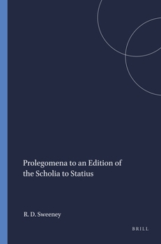 Paperback Prolegomena to an Edition of the Scholia to Statius Book