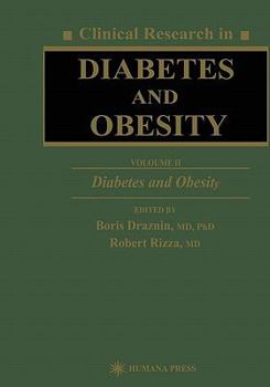 Paperback Clinical Research in Diabetes and Obesity, Volume 2: Diabetes and Obesity Book