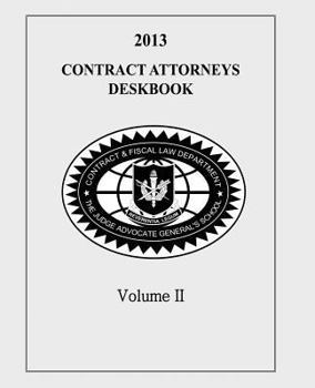 Paperback Contract Attorneys Deskbook, 2013, Volume II Book