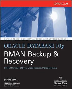 Paperback Oracle Database 10g RMAN Backup & Recovery Book